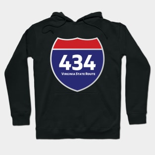 434 Virginia State Route Area Code Tshirt Hoodie